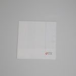 Fazzoletto Lehner rigato bianco