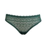 Slip Verdissima pizzo trasparente