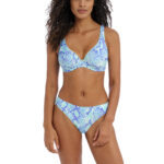 Bikini Freya KOMODO BAY - AQUA - UW HIGH APEX BIKINI TOP - AS204013 - BIKINI BRIEF - AS204070 - AWA - F