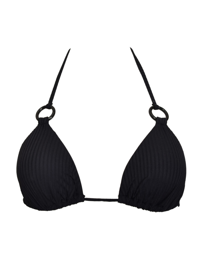 Bikini triangolo nero Verdissima