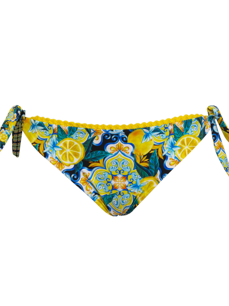 Bikini triangolo limoni Verdissima