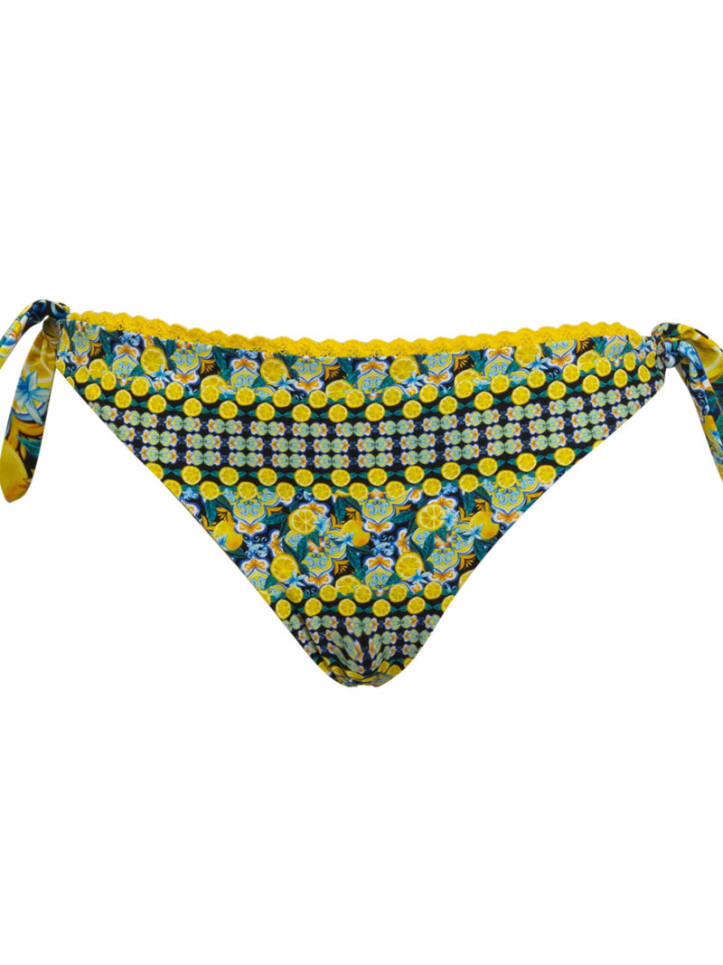 Bikini triangolo limoni Verdissima