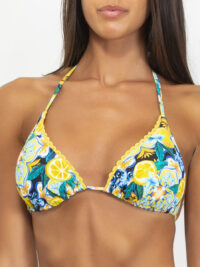 Bikini triangolo limoni Verdissima