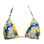 Bikini triangolo limoni Verdissima