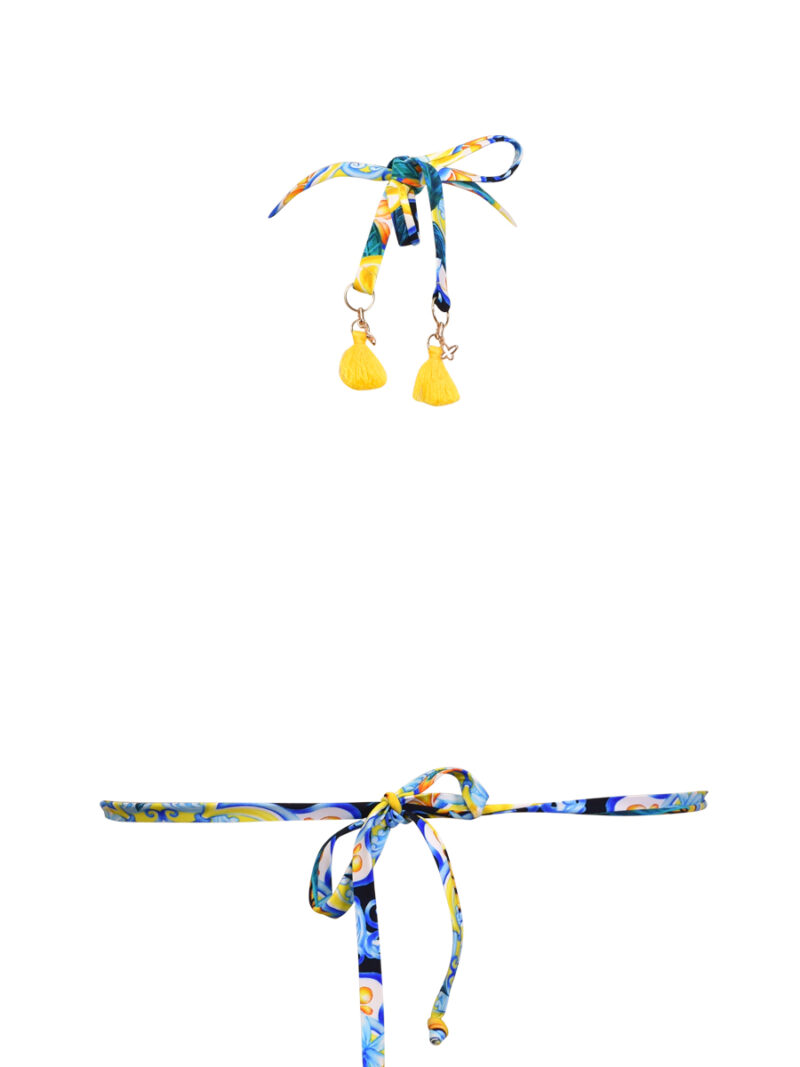 Bikini triangolo limoni Verdissima