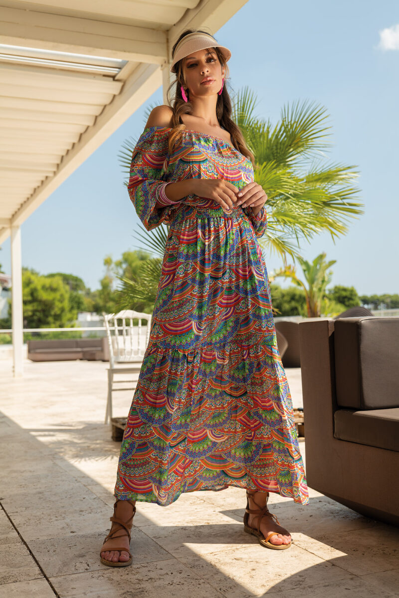 Abito lungo multicolor BeachBrasil