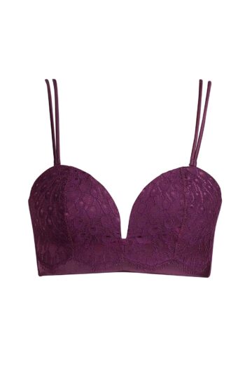 Reggiseno bustier Andres Sarda Ella bordeaux