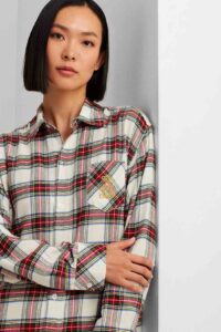 intimo-ortopedia-abbiati-Camicia-da-notte-corta-scozzese-Ralph-Lauren-2