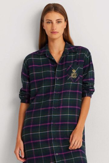 intimo-ortopedia-abbiati-Camicia-da-notte-lunga-scozzese-Ralph-Lauren-4