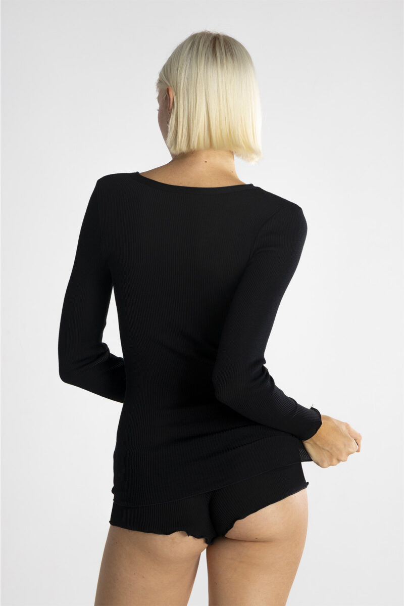 intimo-ortopedia-abbiati-Maglia-in-lana-e-seta-nero-Oscalito-3446R-2