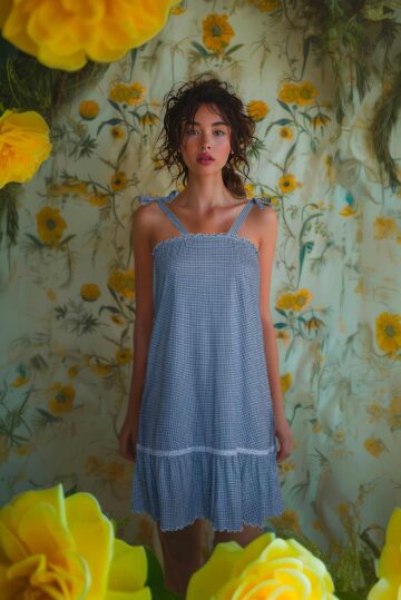 intimo-ortopedia-abbiati-Camicia-da-notte-in-fantasia-vichy-blu-Verdissima-VH28-1