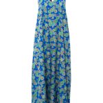 intimo-ortopedia-abbiati-Abito-lungo-blu-in-fantasia-maioliche-Verdissima-CY82-0