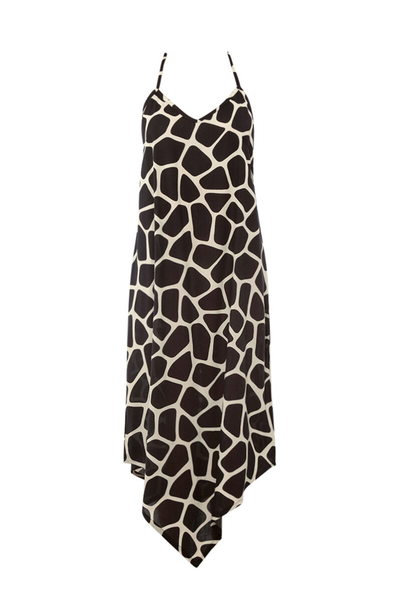 intimo-ortopedia-abbiati-Abito-lungo-in-fantasia-animalier-caramello-Verdissima-SV83-0
