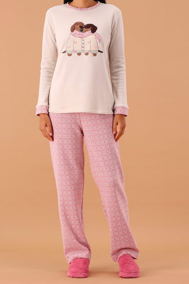 intimo-oropedia-abbiati-Pigiama-rosa-in-fantasia-bassotti-MaryPlaid-6P85045-0