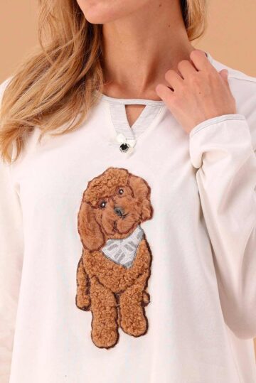 intimo-ortopedia-abbiati-Pigiama-in-fantasia-con-barboncino-MaryPlaid-6P85061-2