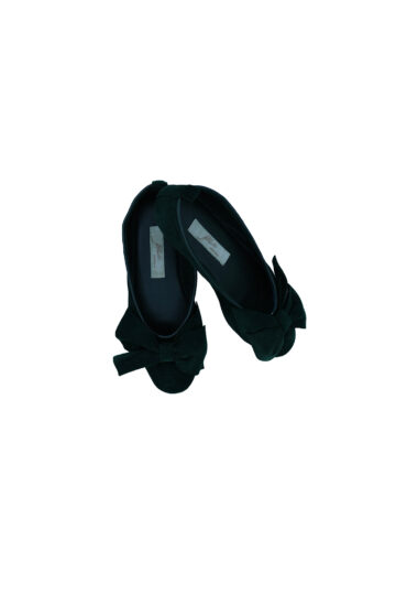 intimo-ortopedia-abbiati-Pantofola-Donna-Verde-Bosco-con-Fiocco-Abbiati-Private-Label-1