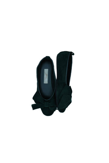 intimo-ortopedia-abbiati-Pantofola-Donna-Verde-Bosco-con-Fiocco-Abbiati-Private-Label-4