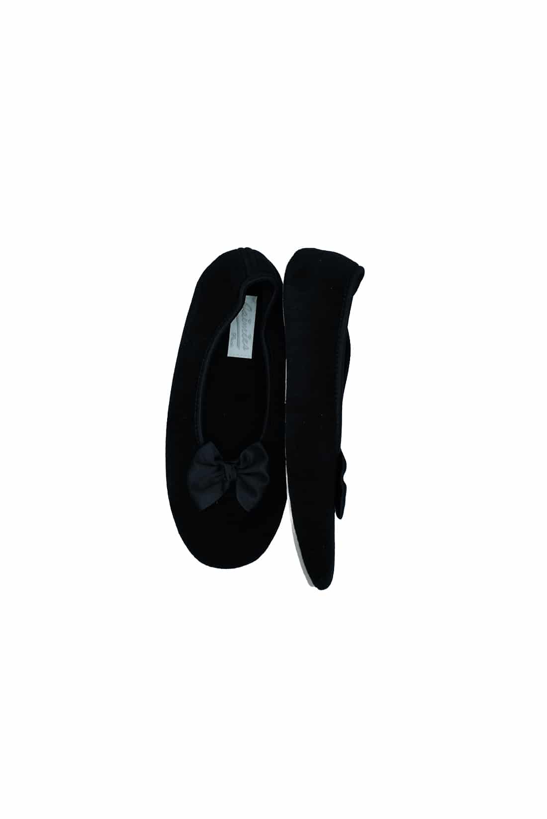 intimo-ortopedia-abbiati-Pantofole-Donna-Nero-con-fiocco-Jamies-09-3