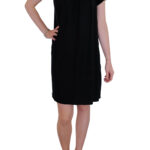 intimo-ortopedia-abbiati-Camicia-Notte-Corta-Estiva-Modal-Nera-Paladini-0