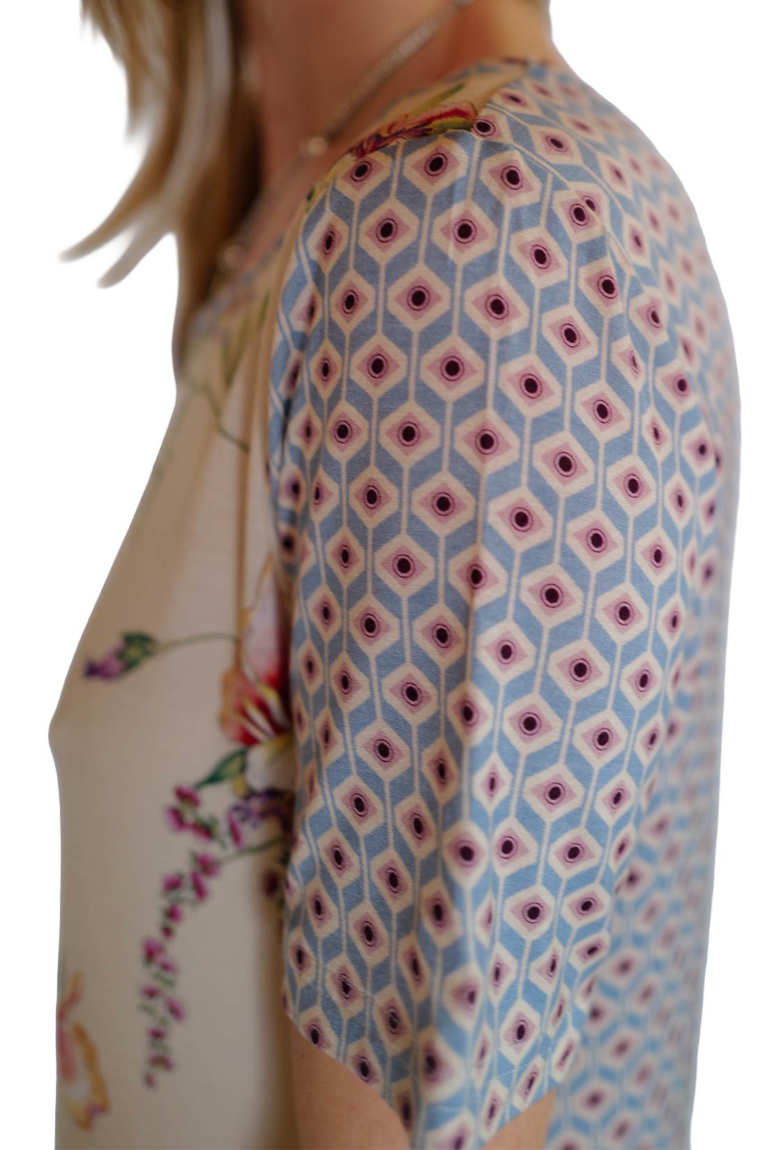 intimo-ortopedia-abbiati-Camicia-da-notte-Estiva-Fantasia-Fiori-Avorio-Paladini-2