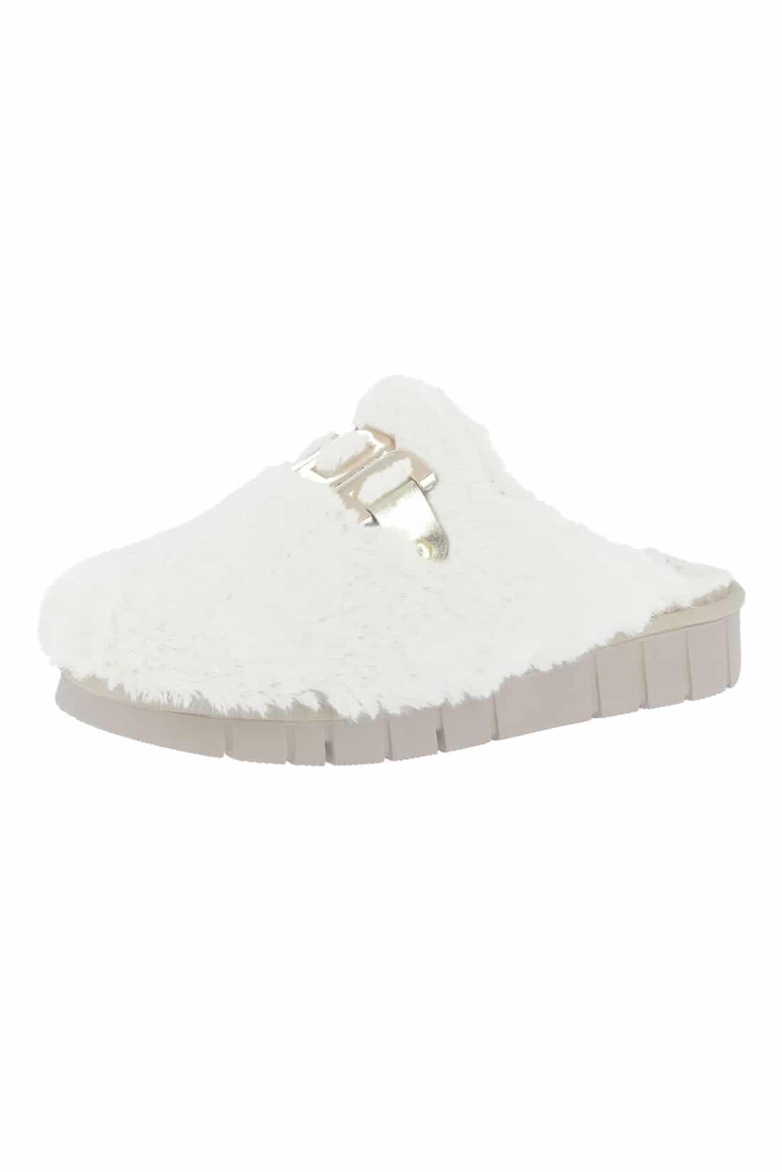 intimo-ortopedia-abbiati-Ciabatte-con-Pelo-Bianco-Sanagens-0