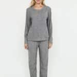 intimo-ortopedia-abbiati-Tuta-Donna-Girocollo-Grigio-Selmark-P12473-0