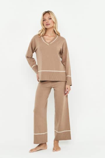 intimo-ortopedia-abbiati-Tuta-Donna-in-Maglia-Cammello-Selmark-P12255-0