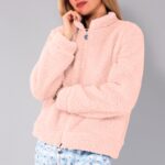 intimo-ortopedia-abbiati-Giacca-da-Camera-Donna-Teddy-Rosa---Verdissima-SY54-0-