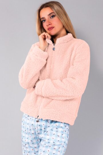 intimo-ortopedia-abbiati-Giacca-da-Camera-Donna-Teddy-Rosa---Verdissima-SY54-0-