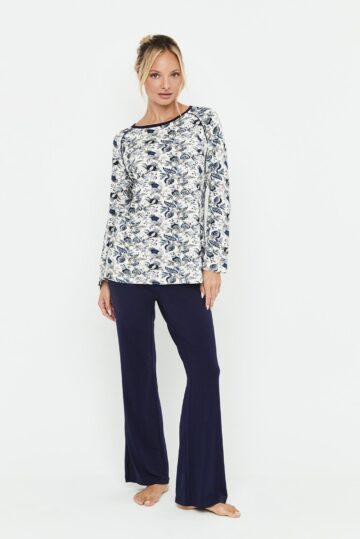 intimo-ortopedia-abbiati-Pigiama-Donna-Girocollo-Cotone-Selmark-P12773-0