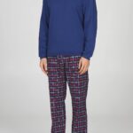 intimo-ortopedia-abbiati-Pigiama-Uomo-Girocollo-Scozzese-Viadana-Julipet-JAL943-0