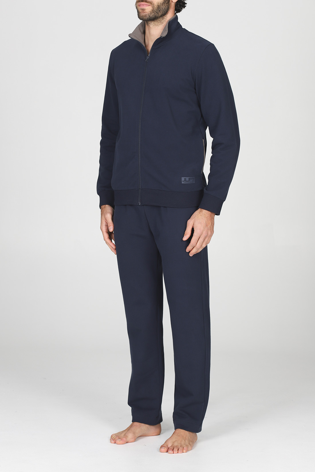 intimo-ortopedia-abbiati-Tuta-Uomo-Inverno-con-Zip-Gubbio-Julipet-JDL107-0